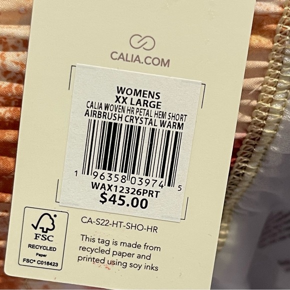 NWT Calia Step Up High Rise Petal Shorts XL or XXL - Picture 14 of 14